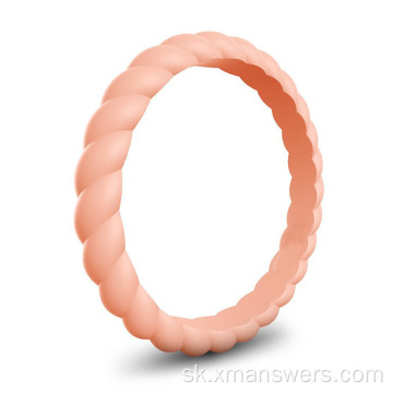 Custom Fashion silikónové prstene pre mužov a ženy